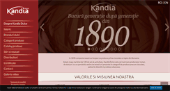 Desktop Screenshot of kandia-dulce.ro